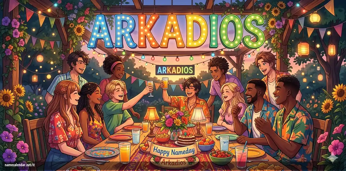 Celebrazione dell'onomastico e del nome - Arkadios