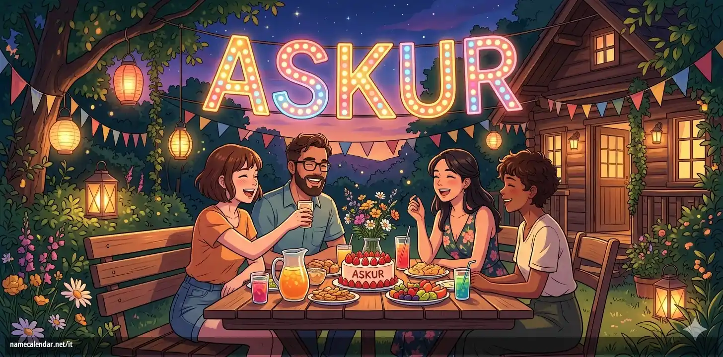 Celebrazione dell'onomastico e del nome - Askur