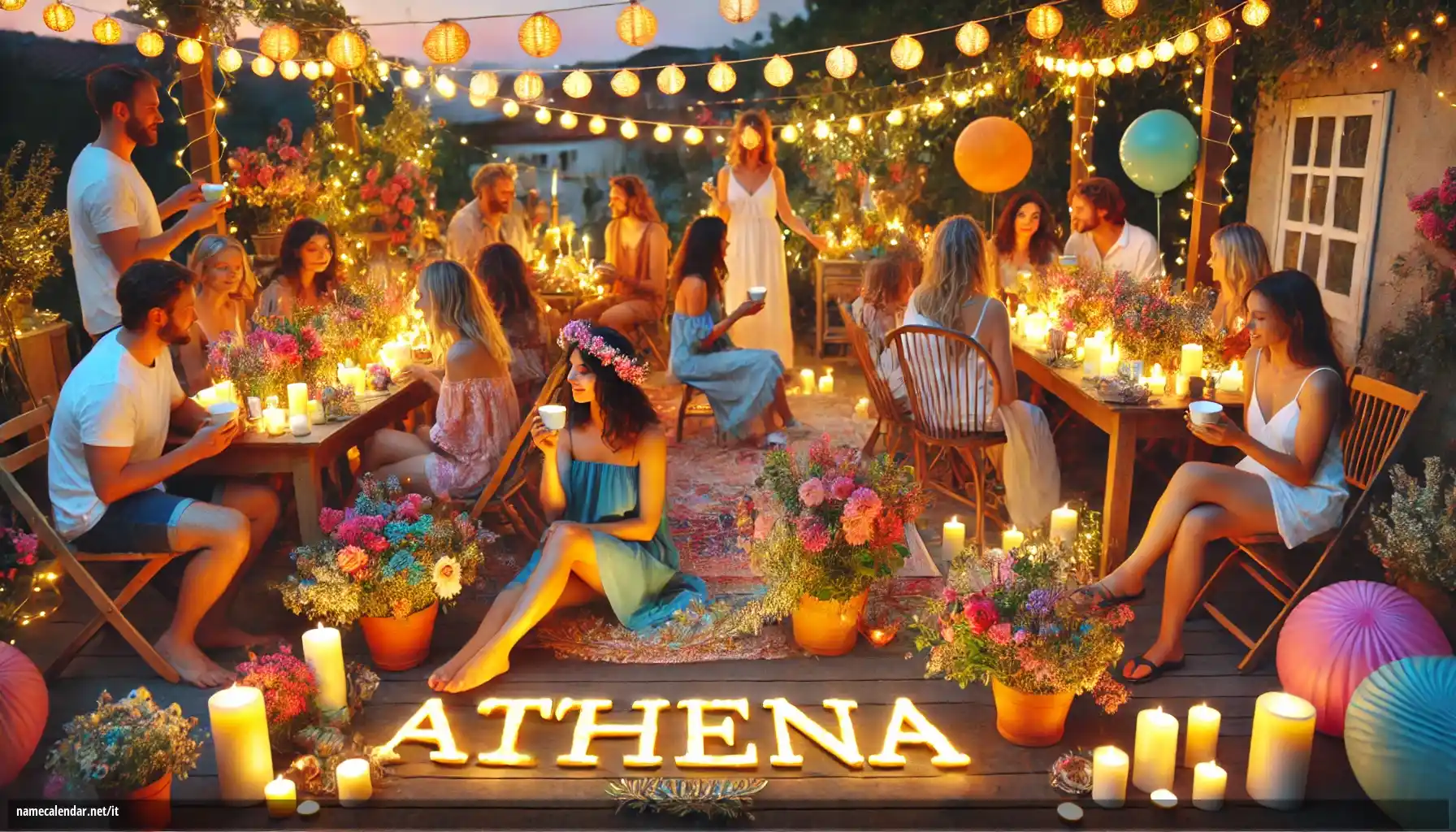 Celebrazione dell'onomastico e del nome - Athena