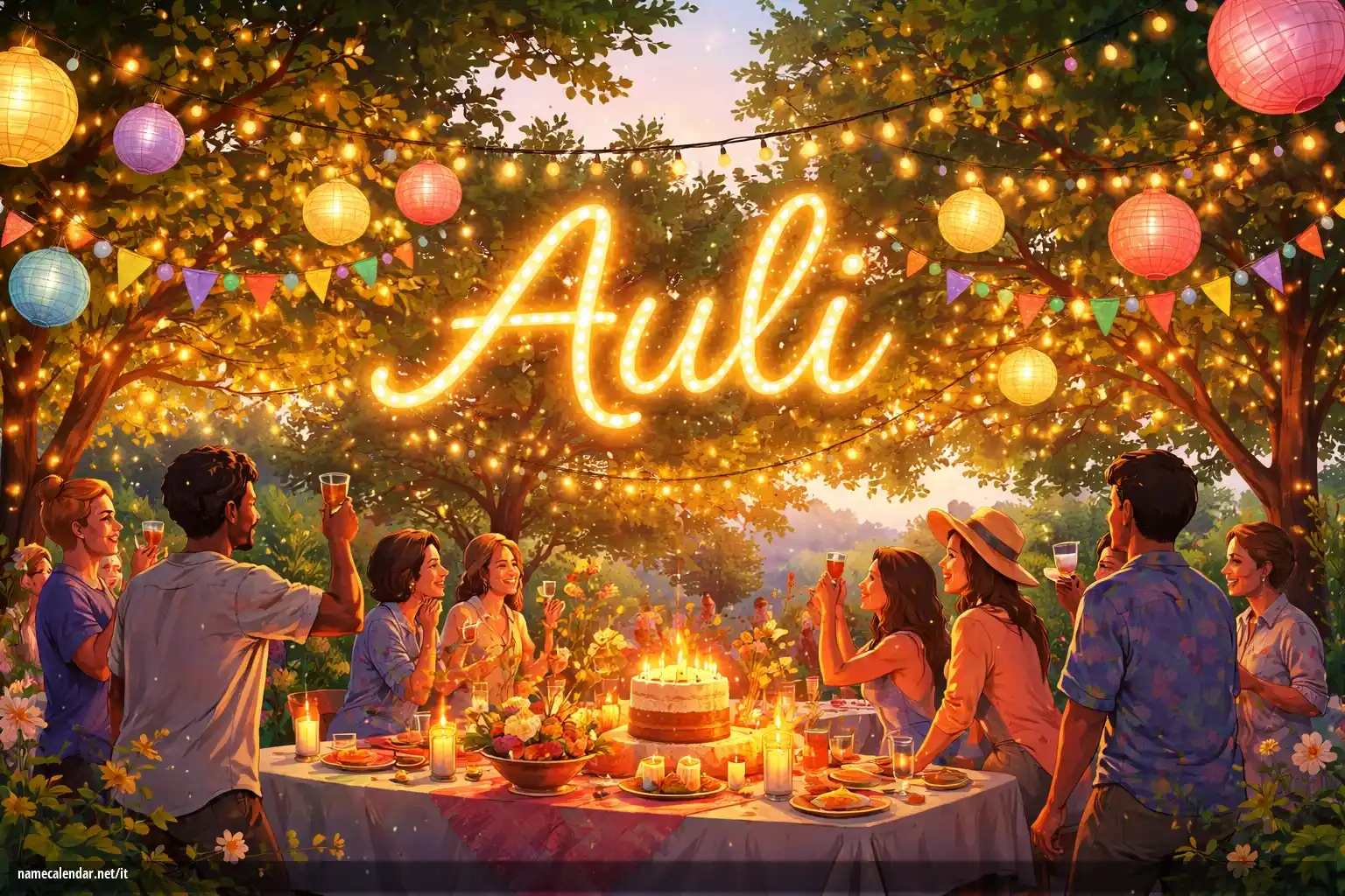 Celebrazione dell'onomastico e del nome - Auli