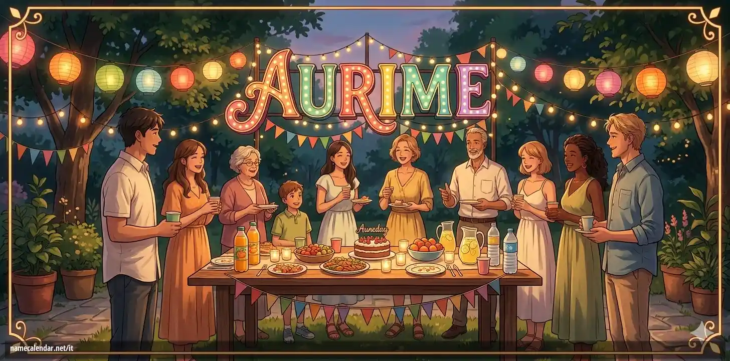 Celebrazione dell'onomastico e del nome - Aurime