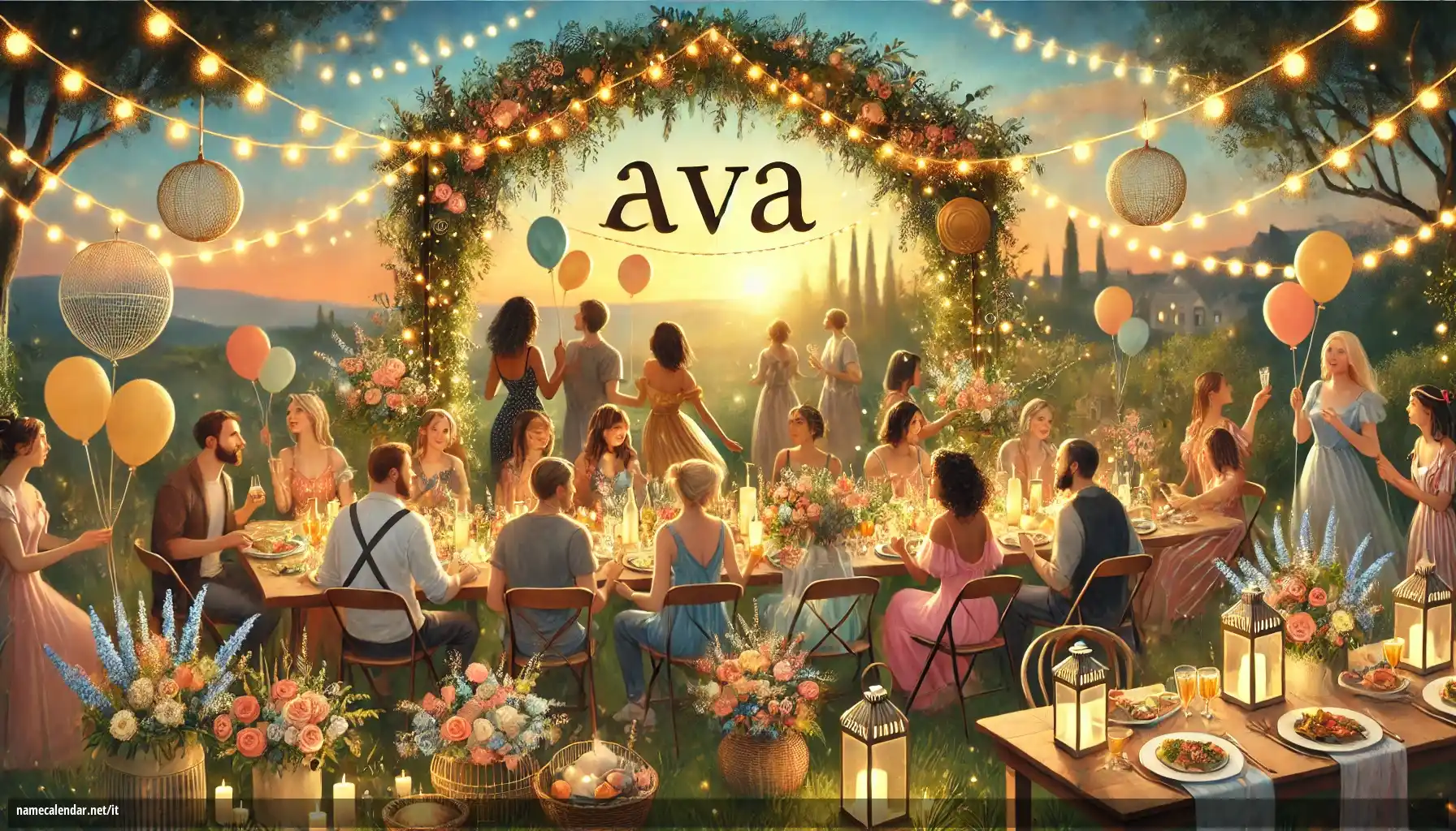 Celebrazione dell'onomastico e del nome - Ava