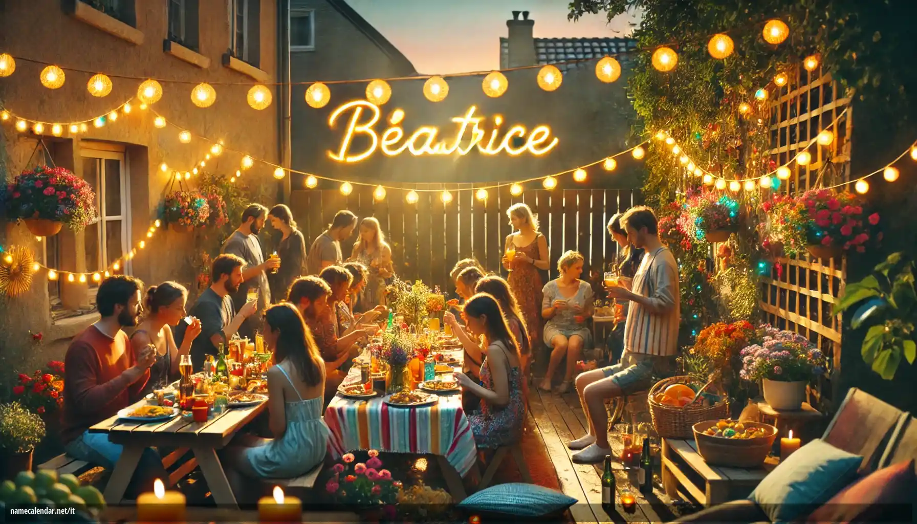 Celebrazione dell'onomastico e del nome - Béatrice