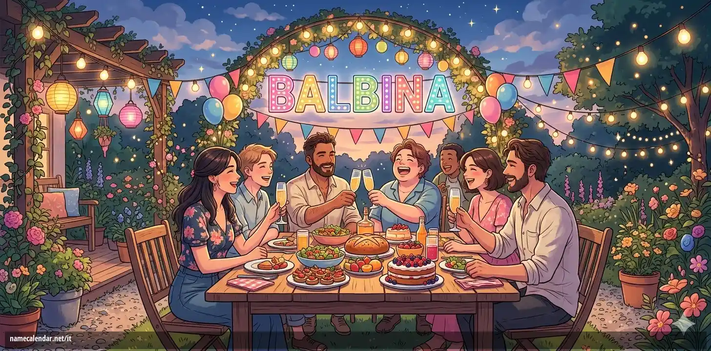 Celebrazione dell'onomastico e del nome - Balbina