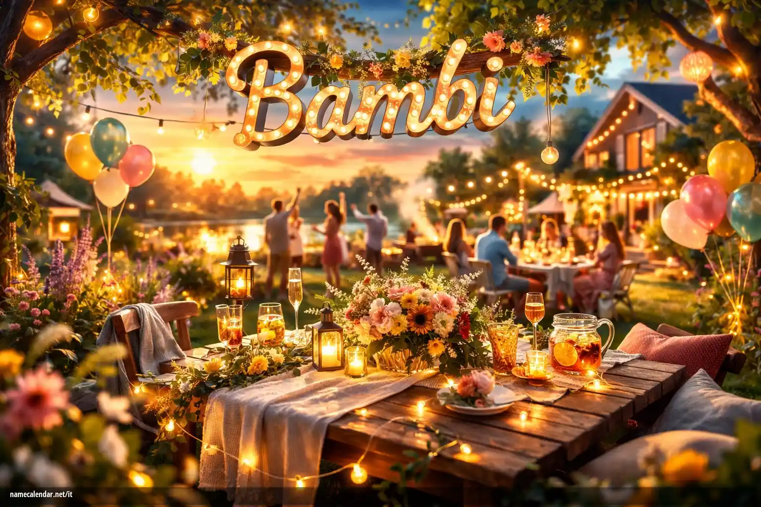 Celebrazione dell'onomastico e del nome - Bambi