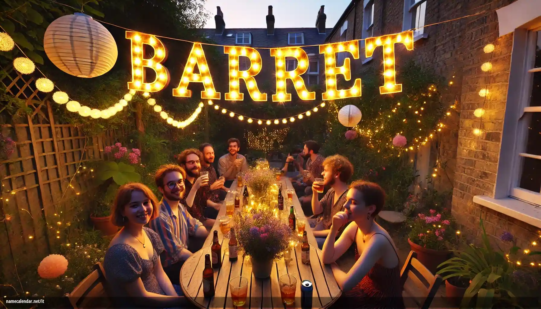 Celebrazione dell'onomastico e del nome - Barret