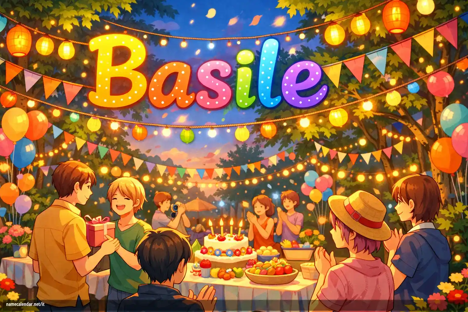 Celebrazione dell'onomastico e del nome - Basile