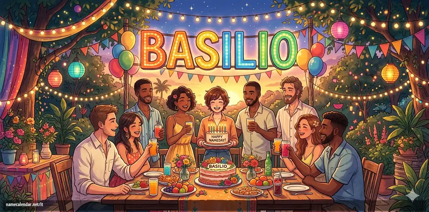 Celebrazione dell'onomastico e del nome - Basilio