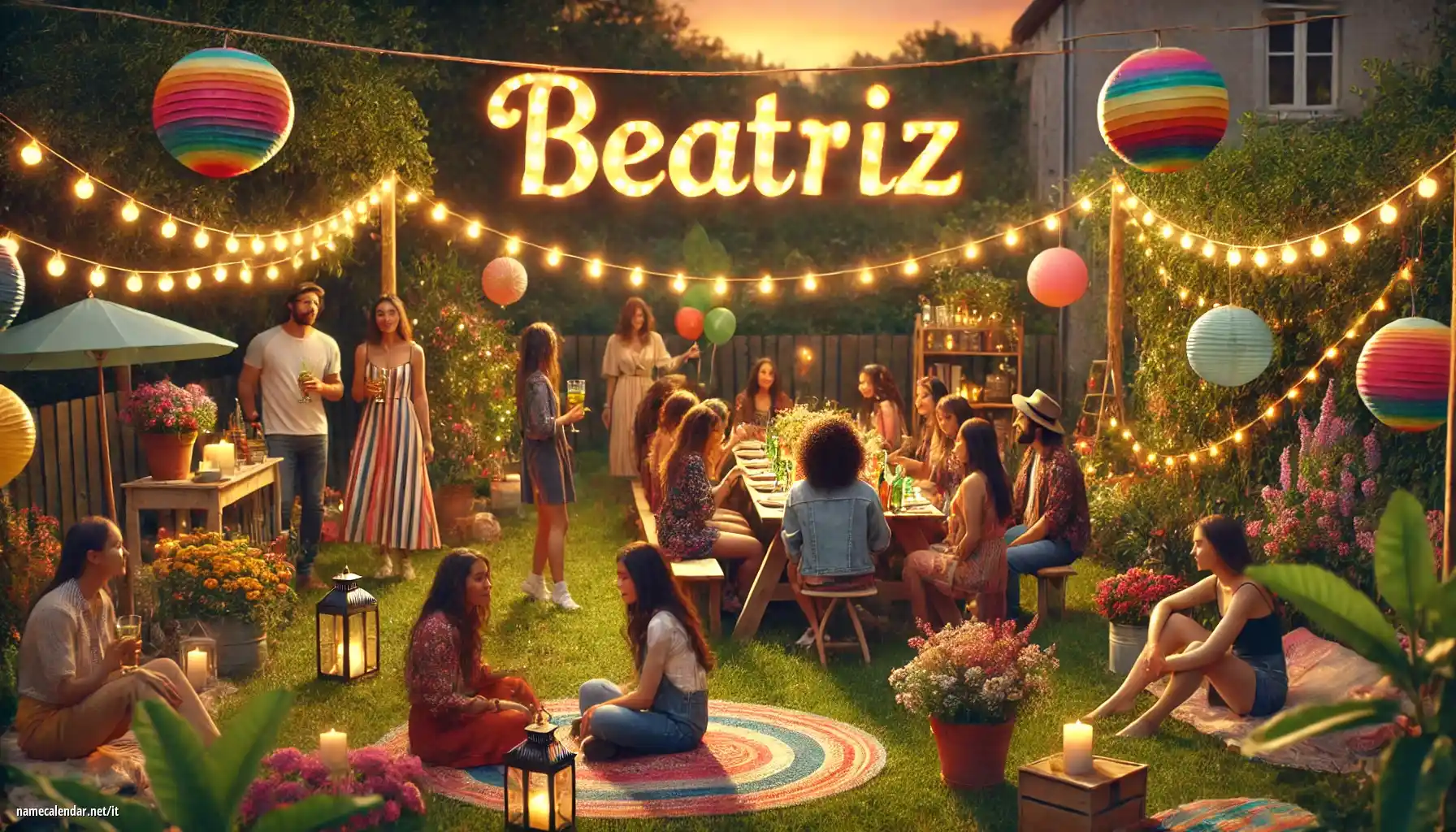 Celebrazione dell'onomastico e del nome - Beatriz