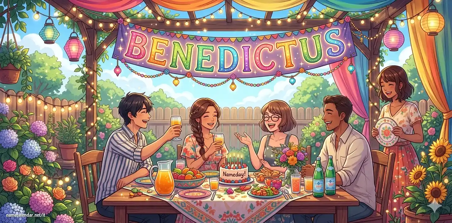Celebrazione dell'onomastico e del nome - Benedictus