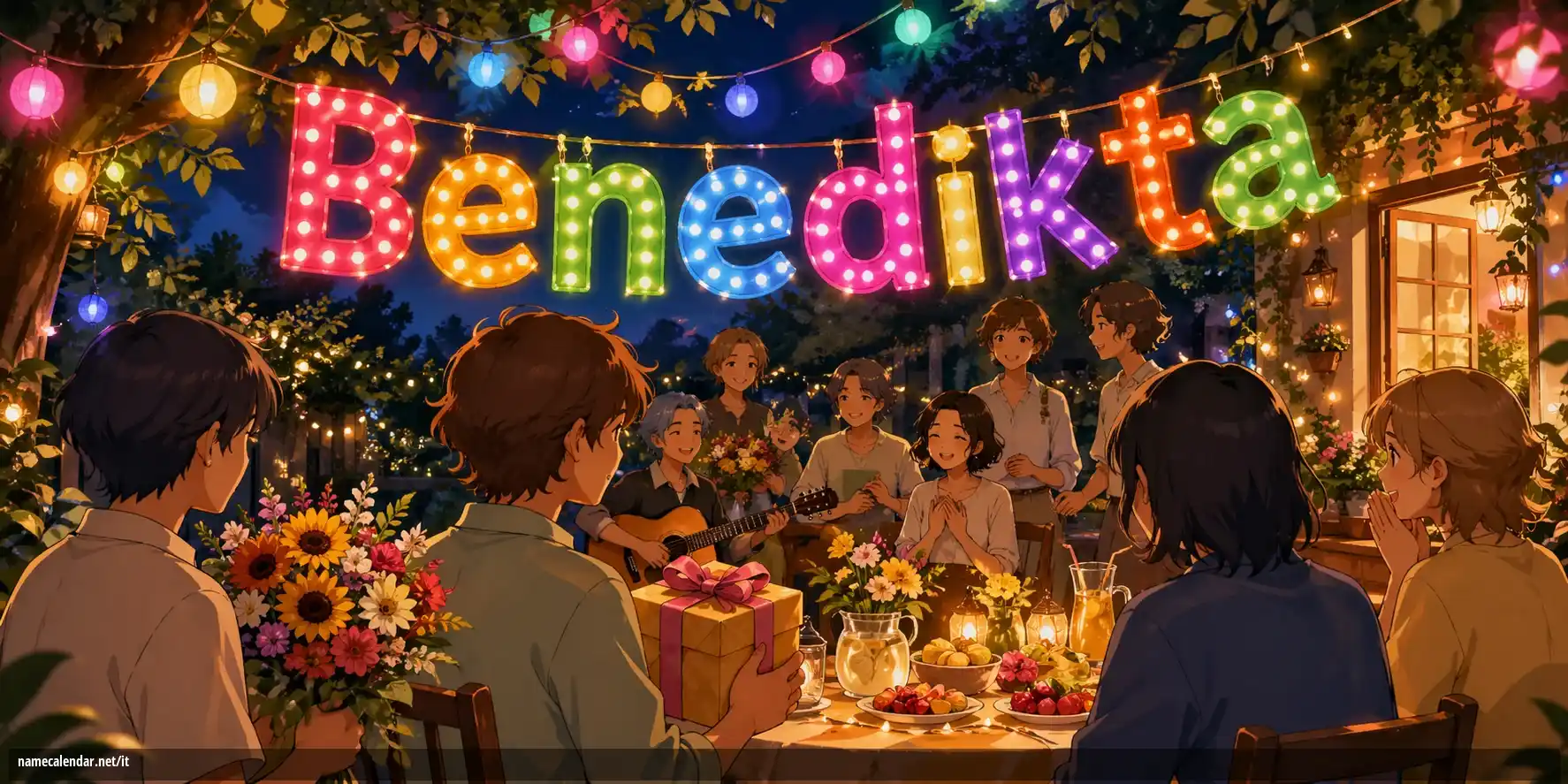 Celebrazione dell'onomastico e del nome - Benedikta