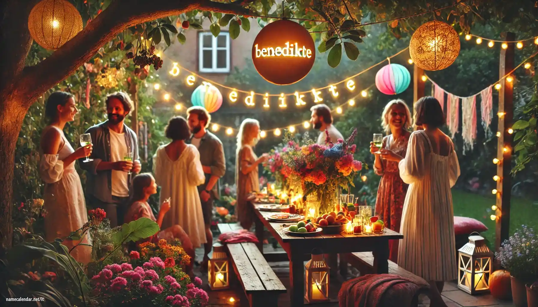 Celebrazione dell'onomastico e del nome - Benedikte