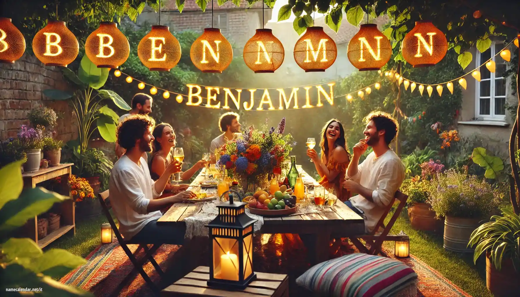 Celebrazione dell'onomastico e del nome - Benjamín