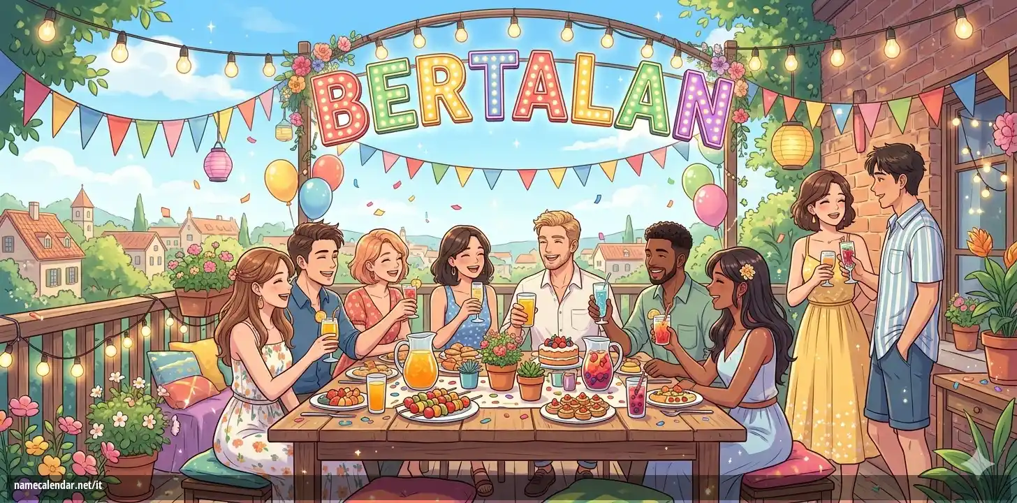 Celebrazione dell'onomastico e del nome - Bertalan
