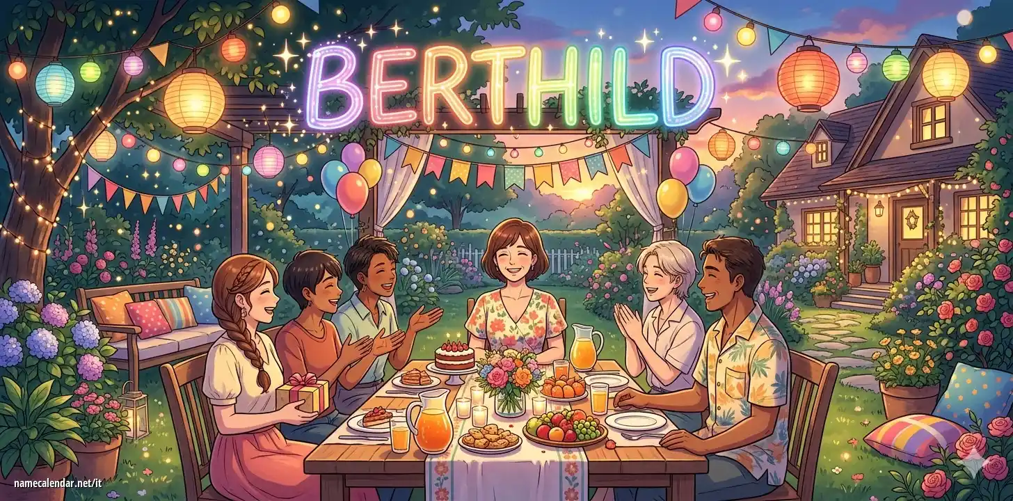 Celebrazione dell'onomastico e del nome - Berthild