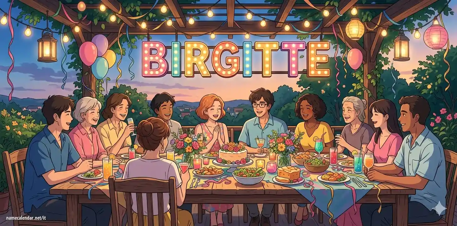 Celebrazione dell'onomastico e del nome - Birgitte