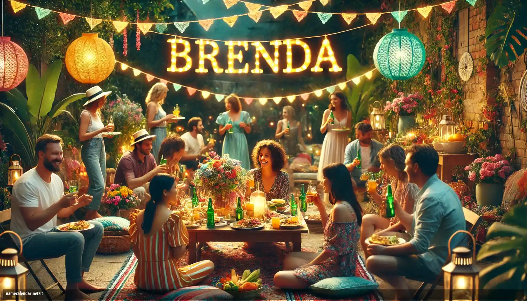 Celebrazione dell'onomastico e del nome - Brenda