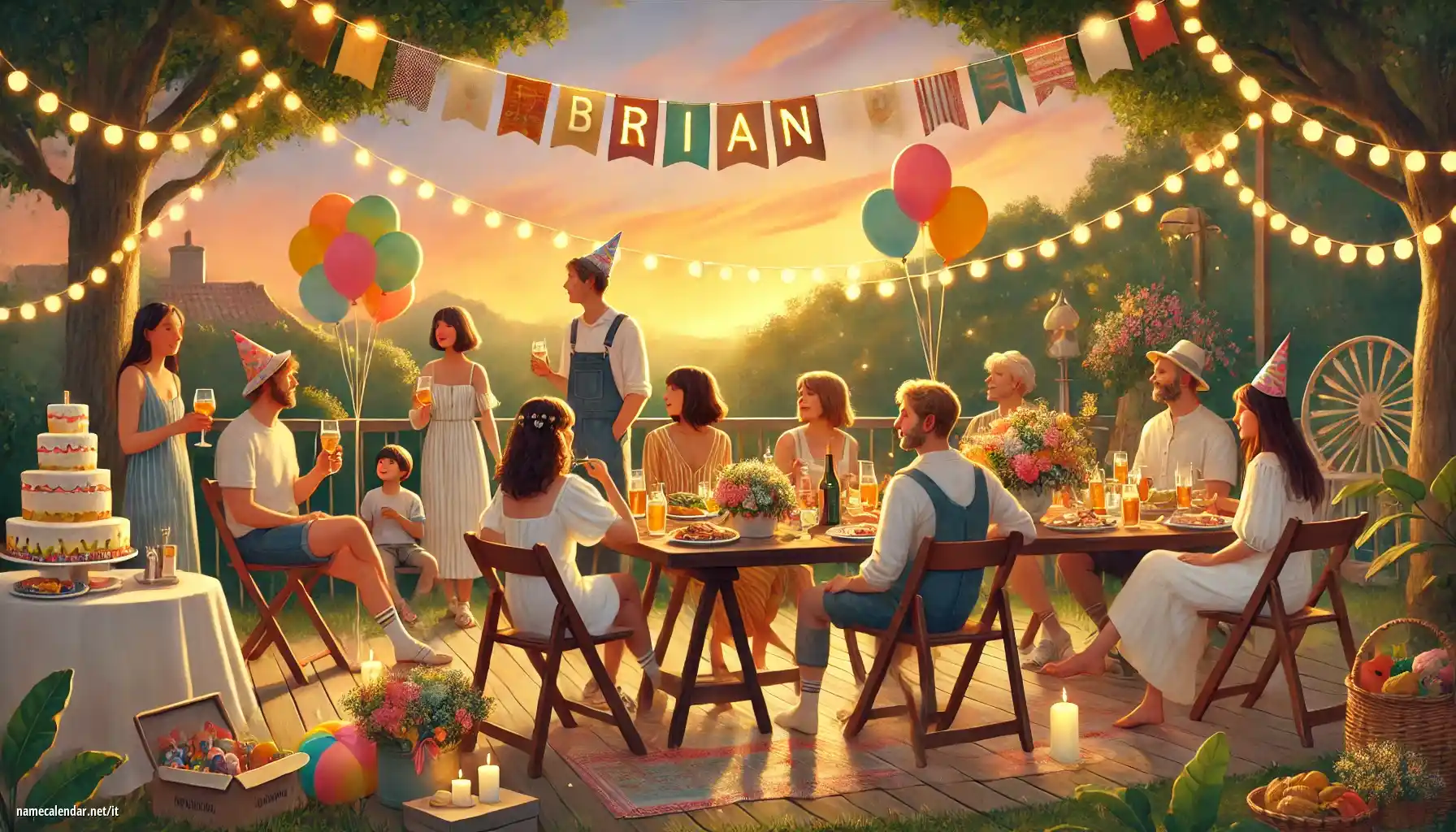 Celebrazione dell'onomastico e del nome - Brian