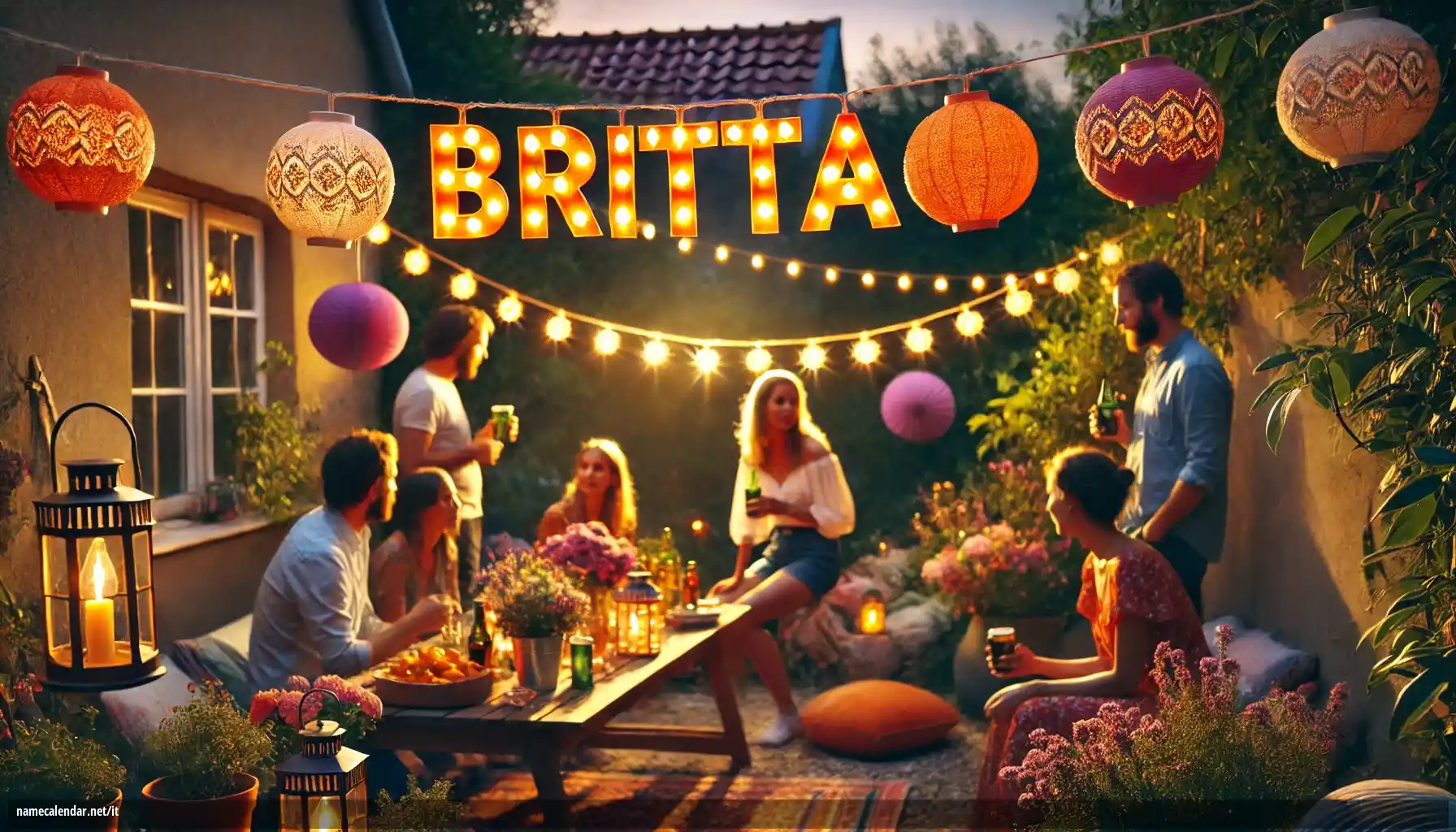 Celebrazione dell'onomastico e del nome - Britta