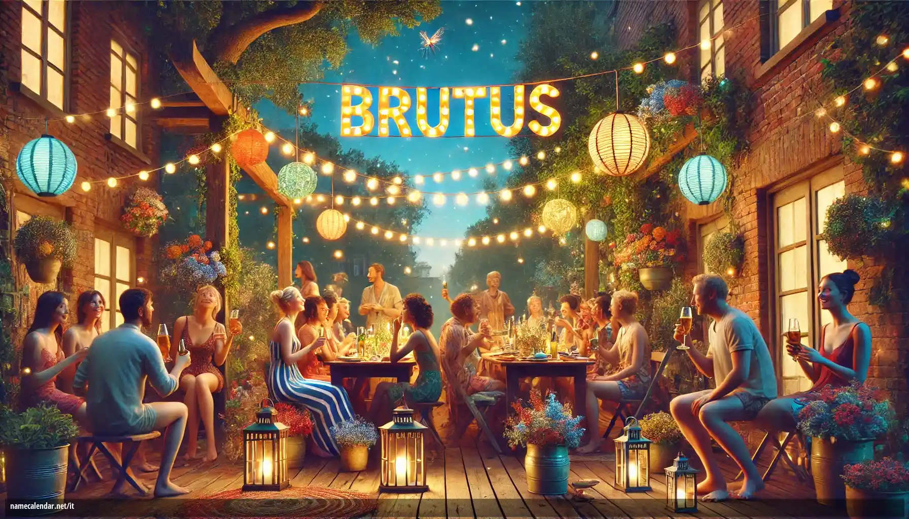 Celebrazione dell'onomastico e del nome - Brutus