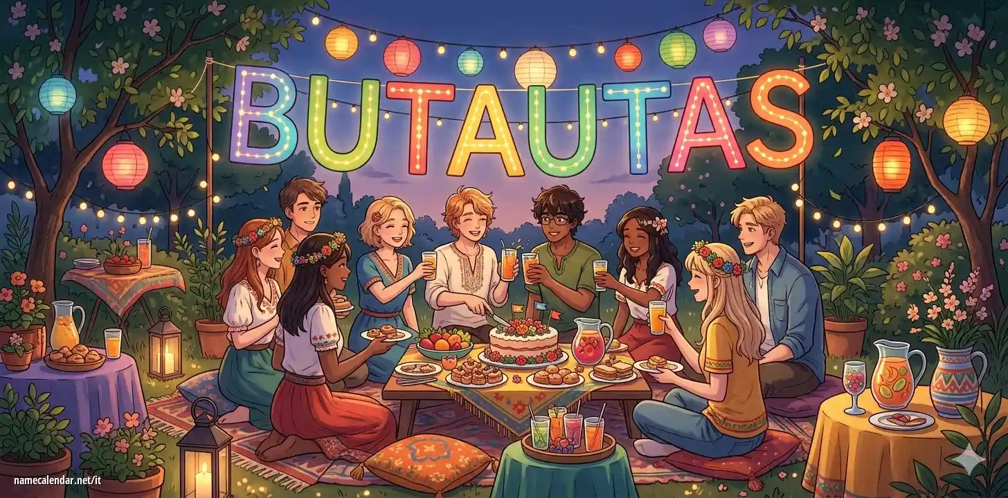 Celebrazione dell'onomastico e del nome - Butautas