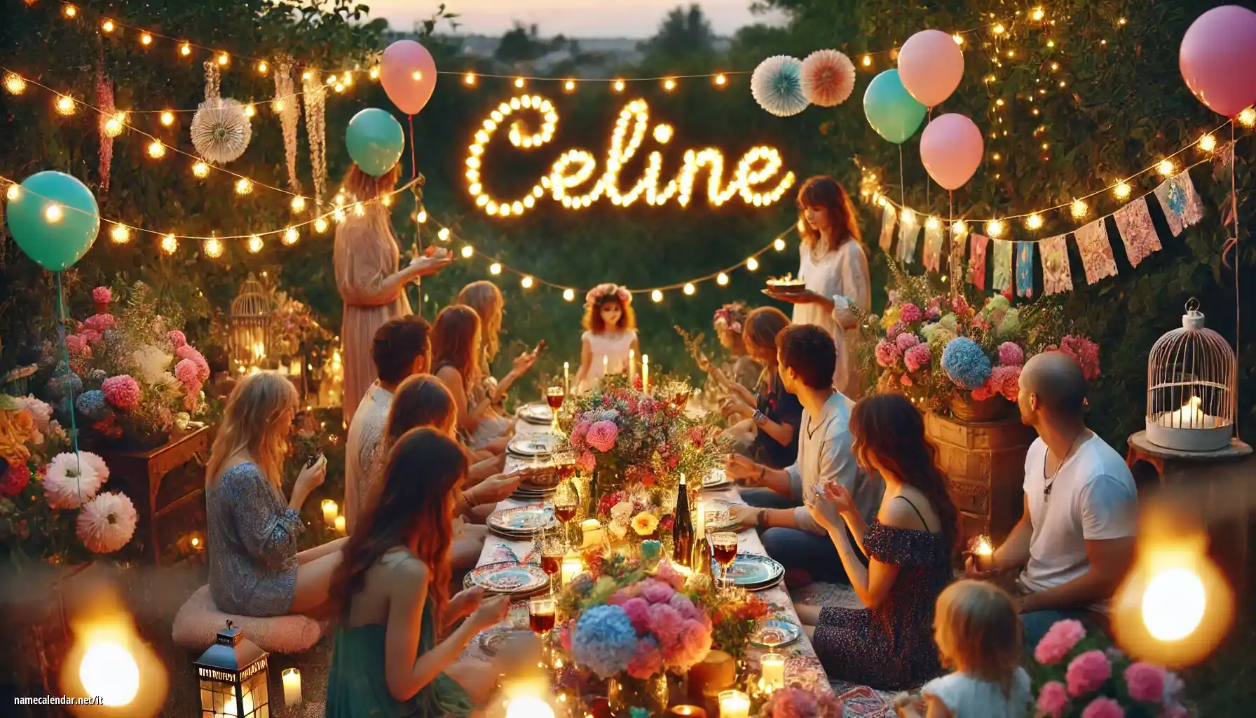 Celebrazione dell'onomastico e del nome - Céline