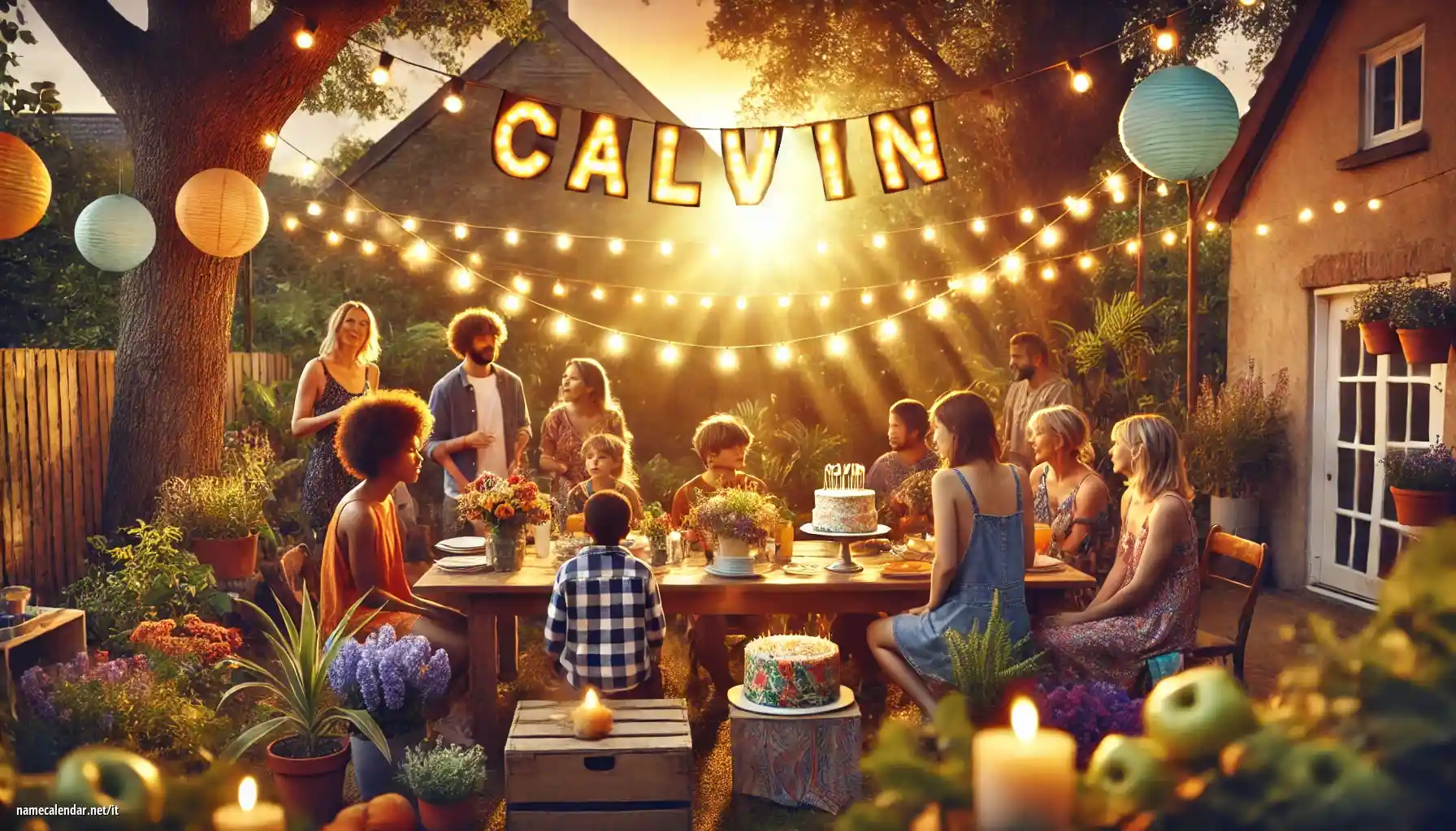 Celebrazione dell'onomastico e del nome - Calvin