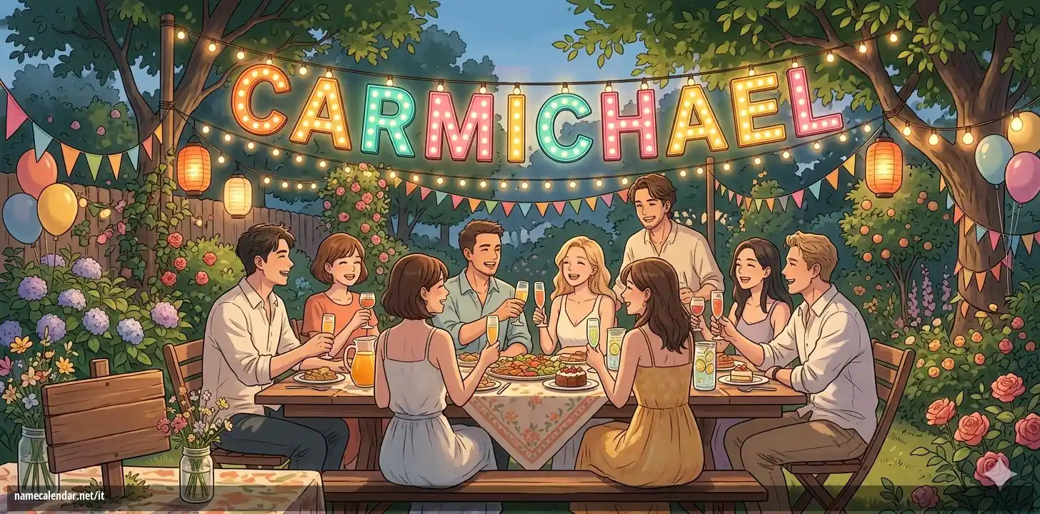 Celebrazione dell'onomastico e del nome - Carmichael