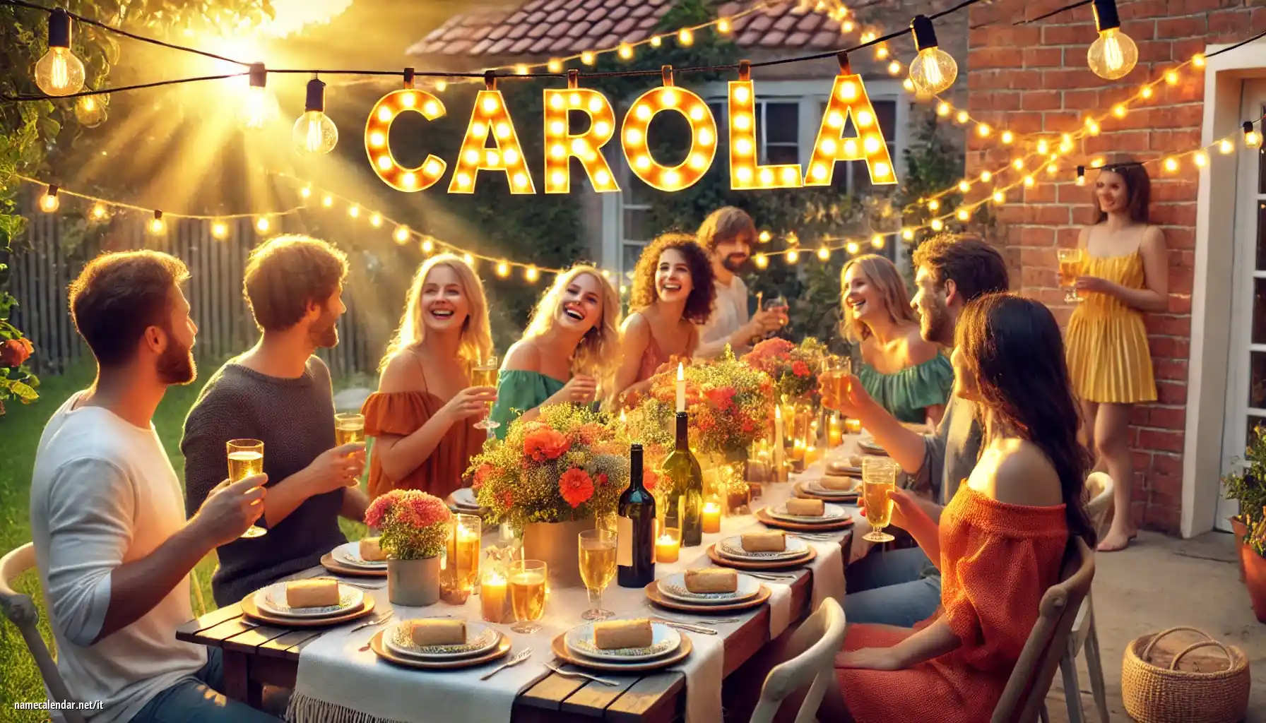 Celebrazione dell'onomastico e del nome - Carola