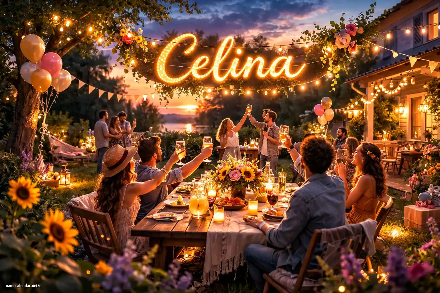 Celebrazione dell'onomastico e del nome - Celina