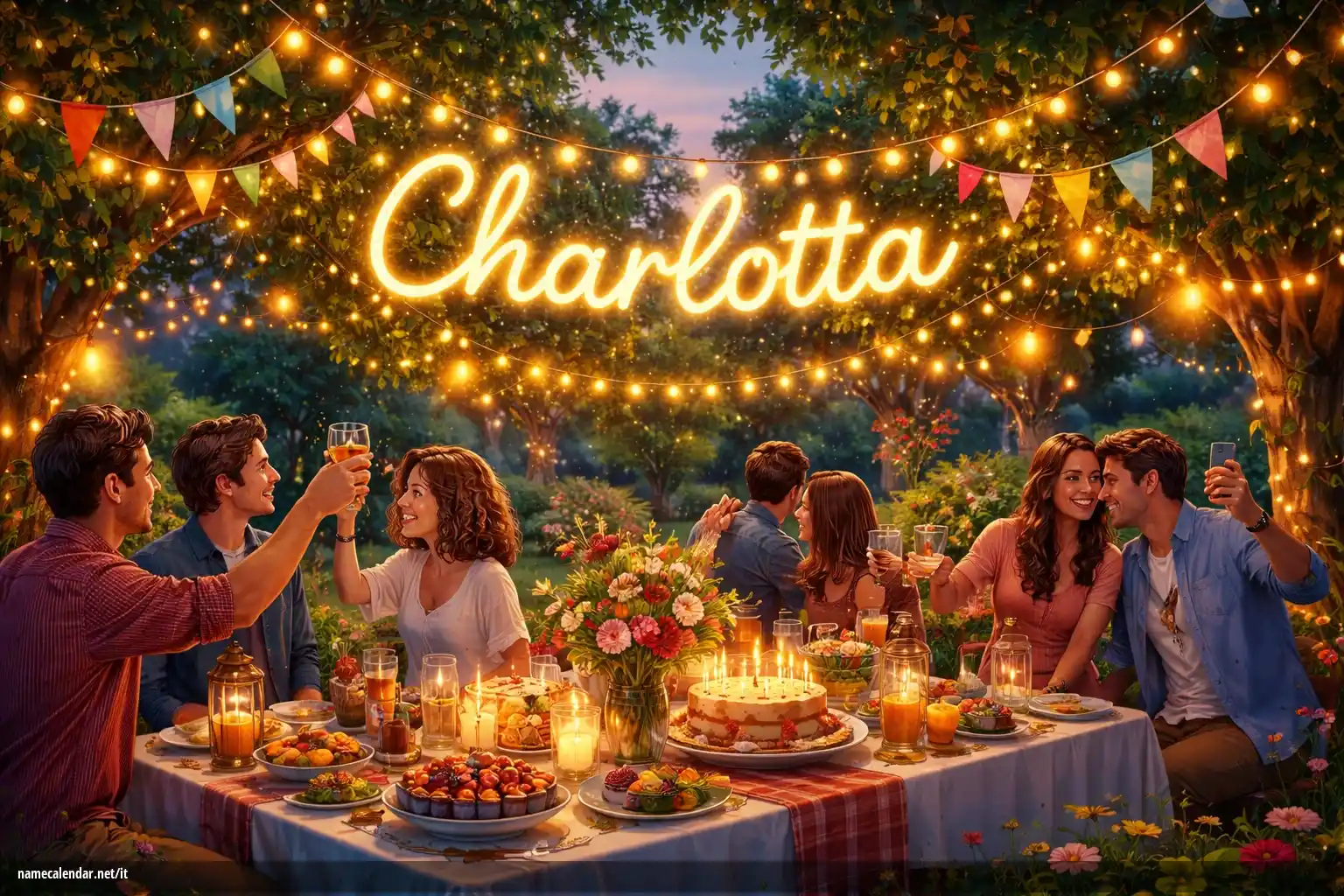 Celebrazione dell'onomastico e del nome - Charlotta