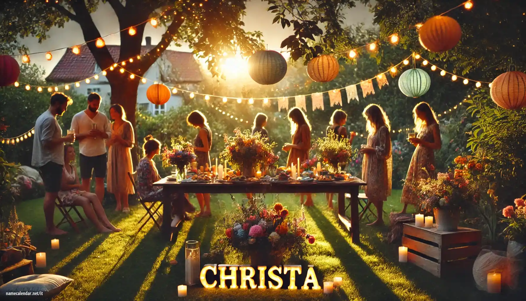 Celebrazione dell'onomastico e del nome - Christa