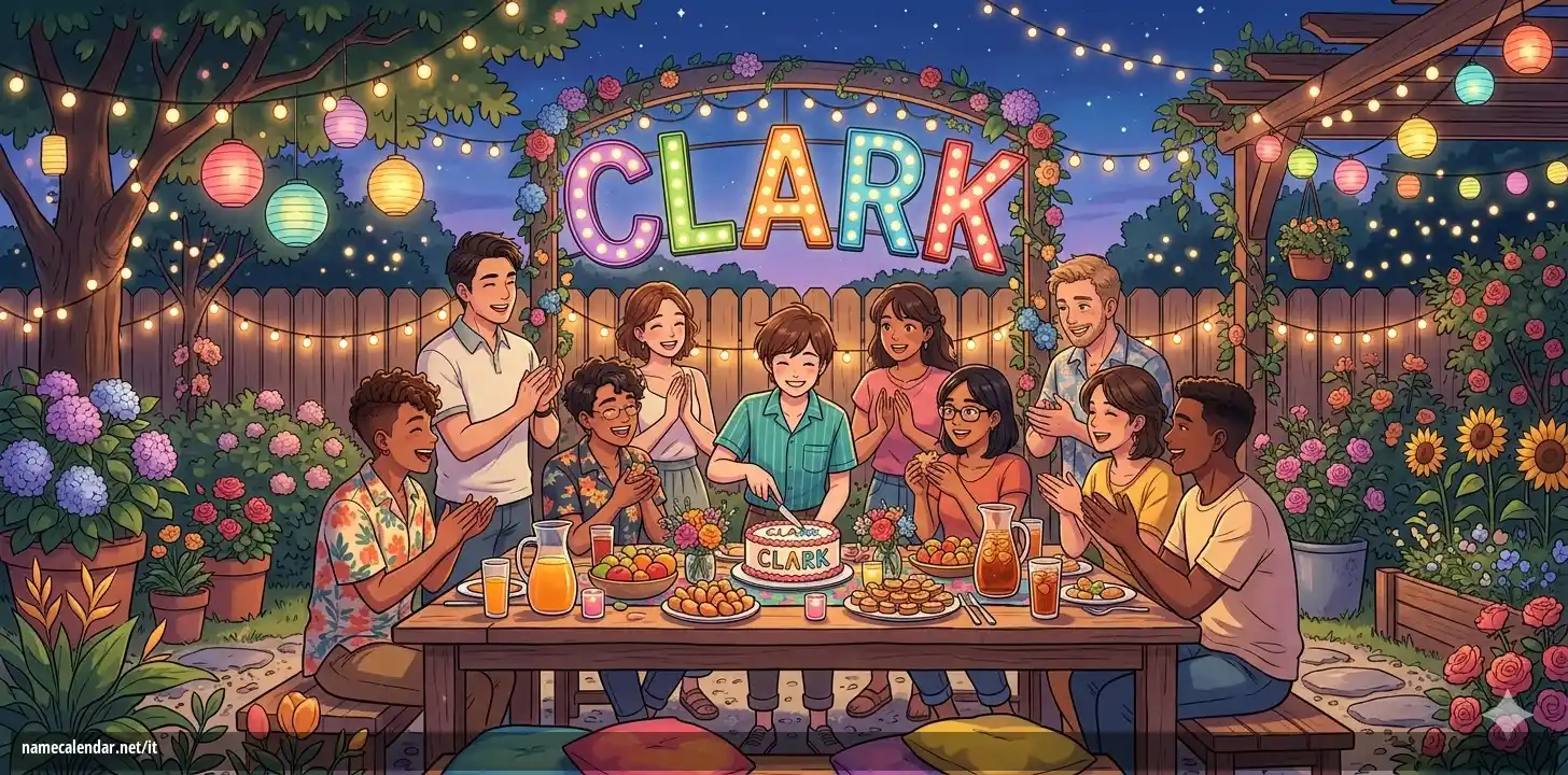 Celebrazione dell'onomastico e del nome - Clark