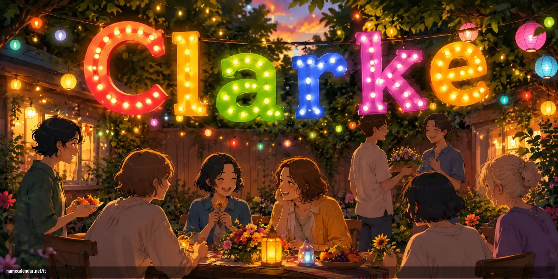 Celebrazione dell'onomastico e del nome - Clarke