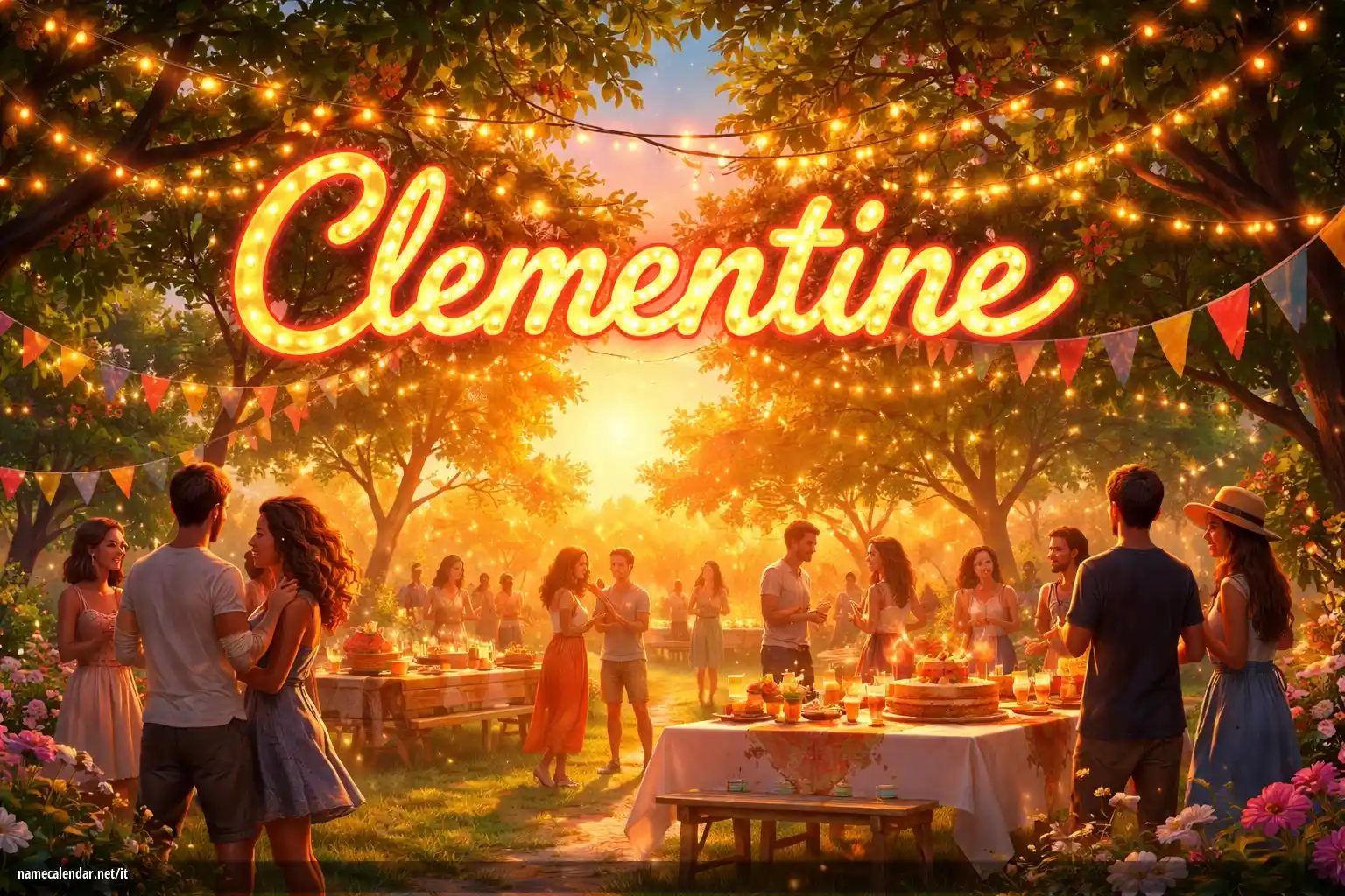 Celebrazione dell'onomastico e del nome - Clementine