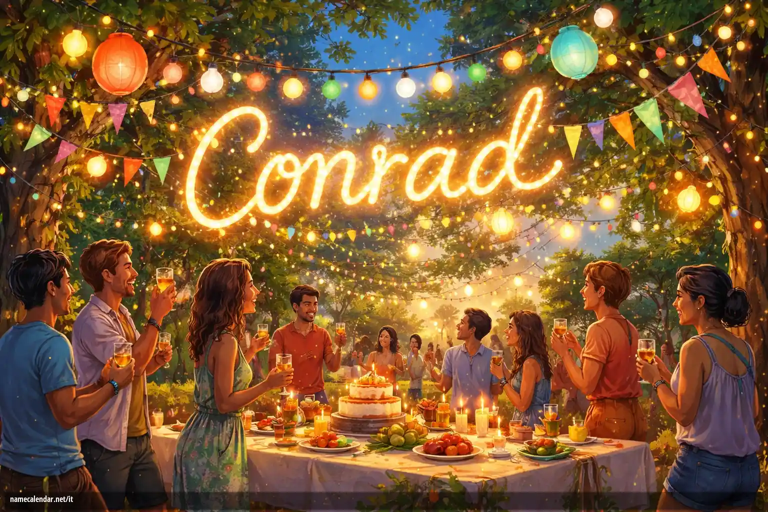 Celebrazione dell'onomastico e del nome - Conrad