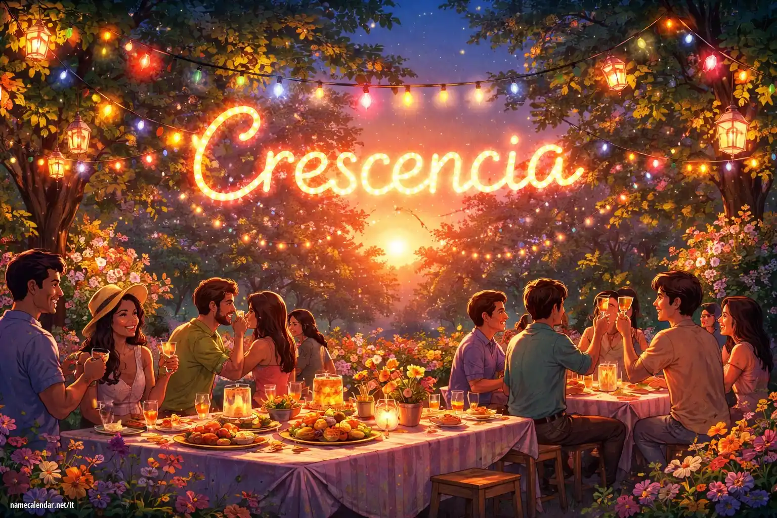 Celebrazione dell'onomastico e del nome - Crescencia