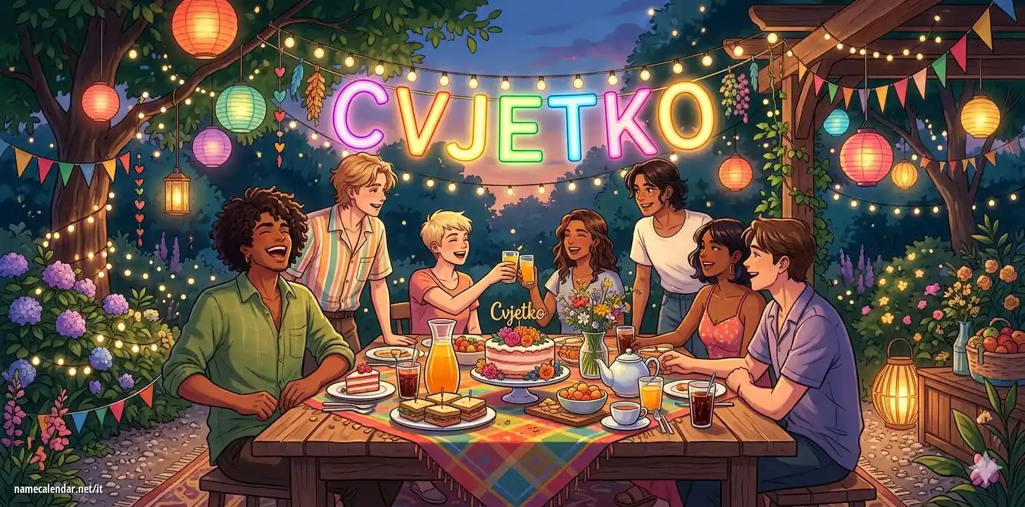 Celebrazione dell'onomastico e del nome - Cvjetko