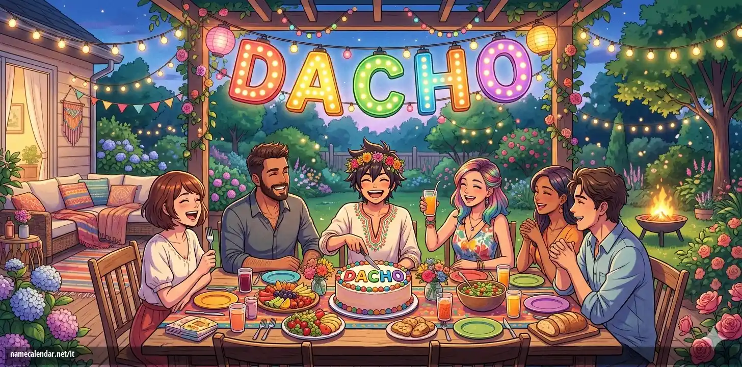 Celebrazione dell'onomastico e del nome - Dacho