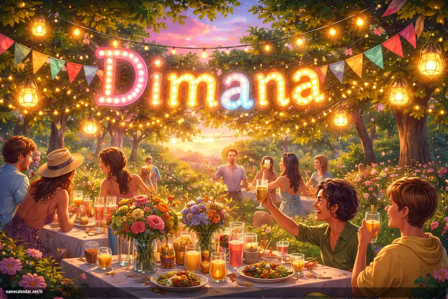 Celebrazione dell'onomastico e del nome - Dimana