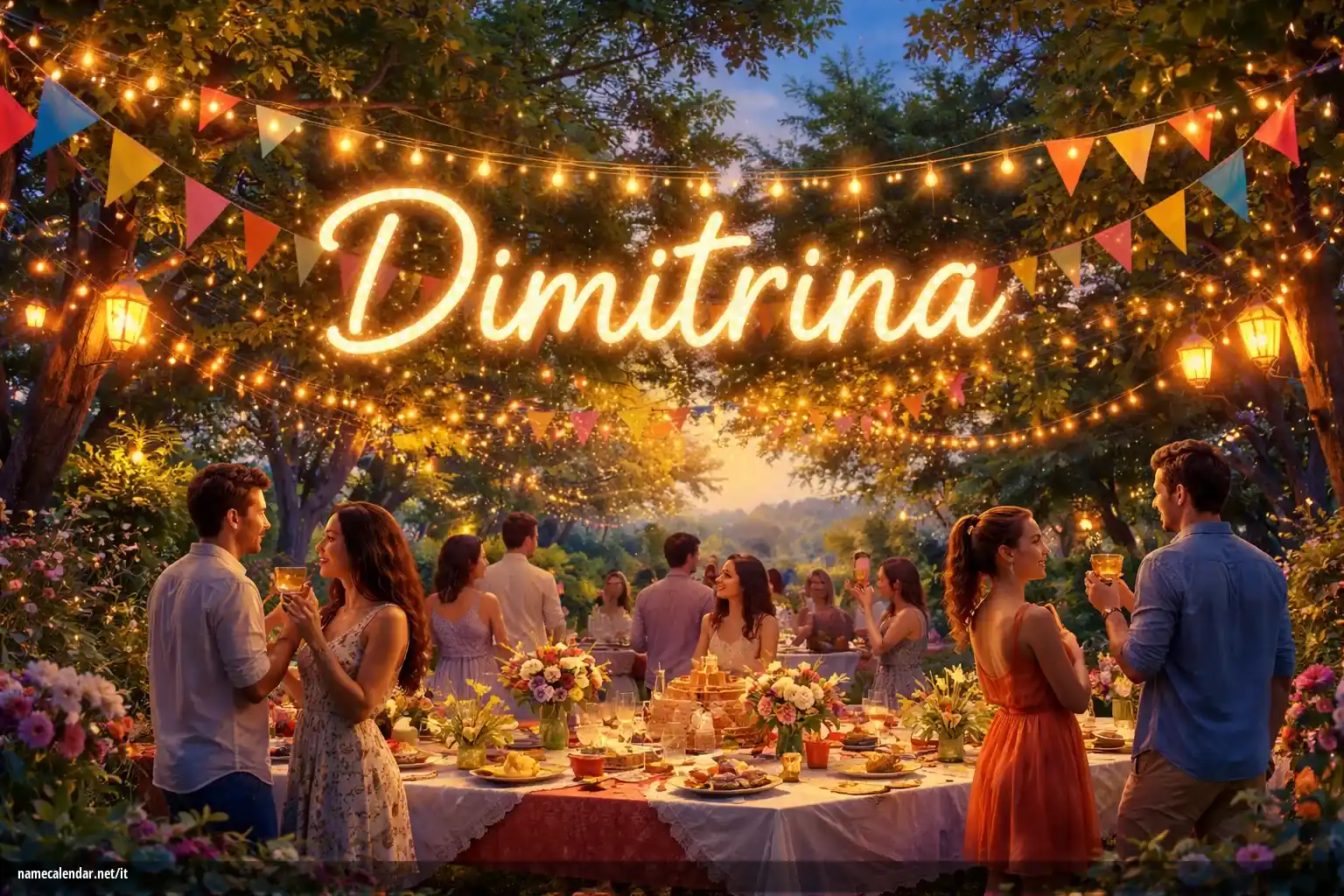 Celebrazione dell'onomastico e del nome - Dimitrina