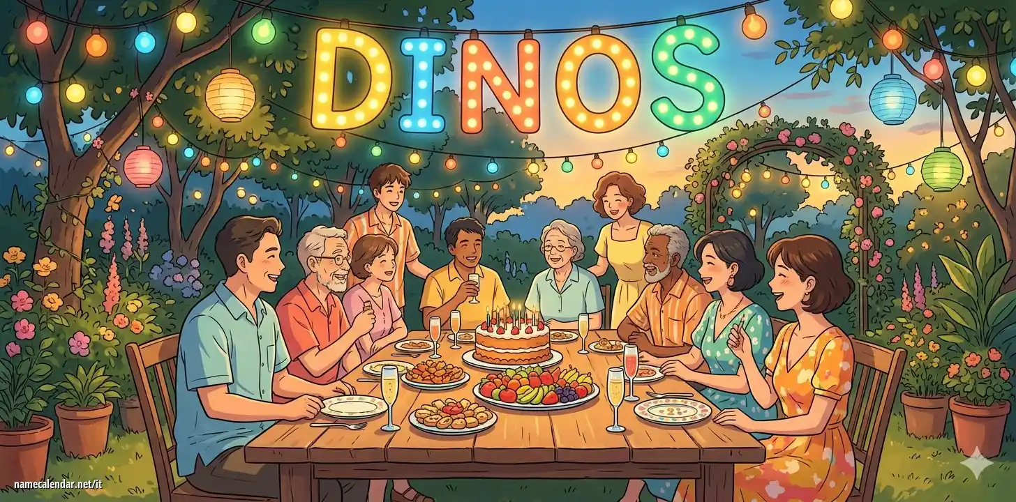 Celebrazione dell'onomastico e del nome - Dinos