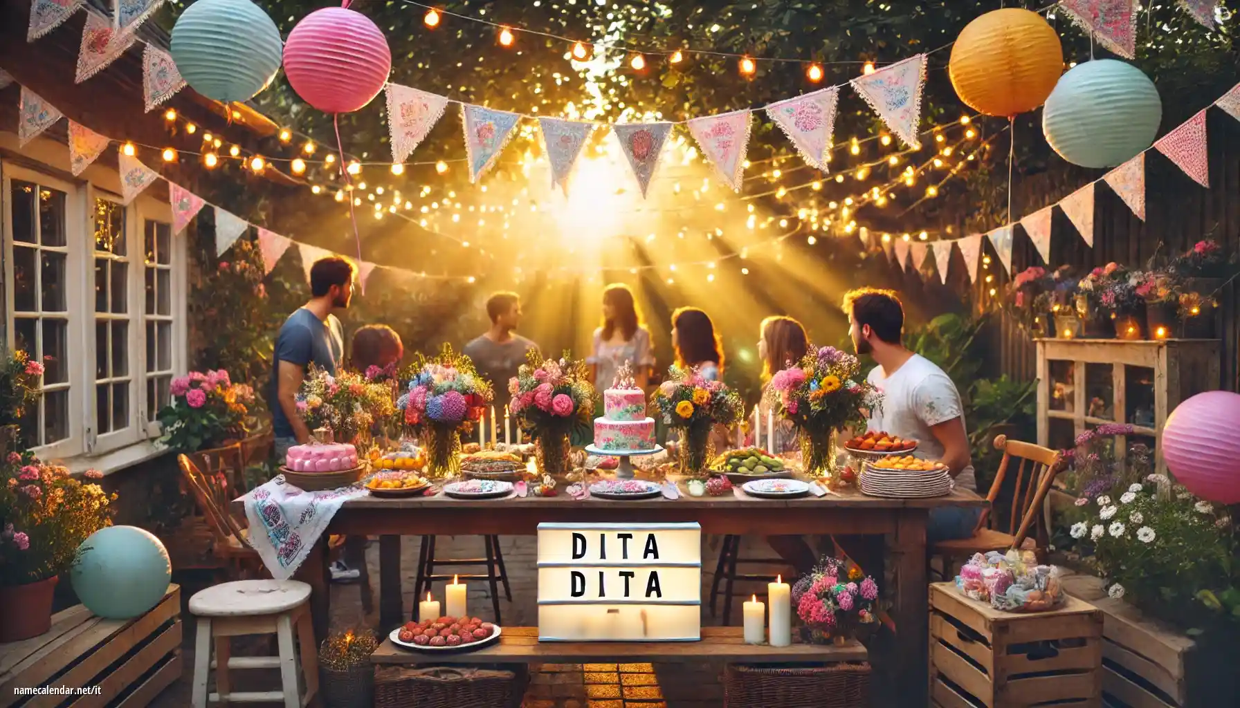 Celebrazione dell'onomastico e del nome - Dita