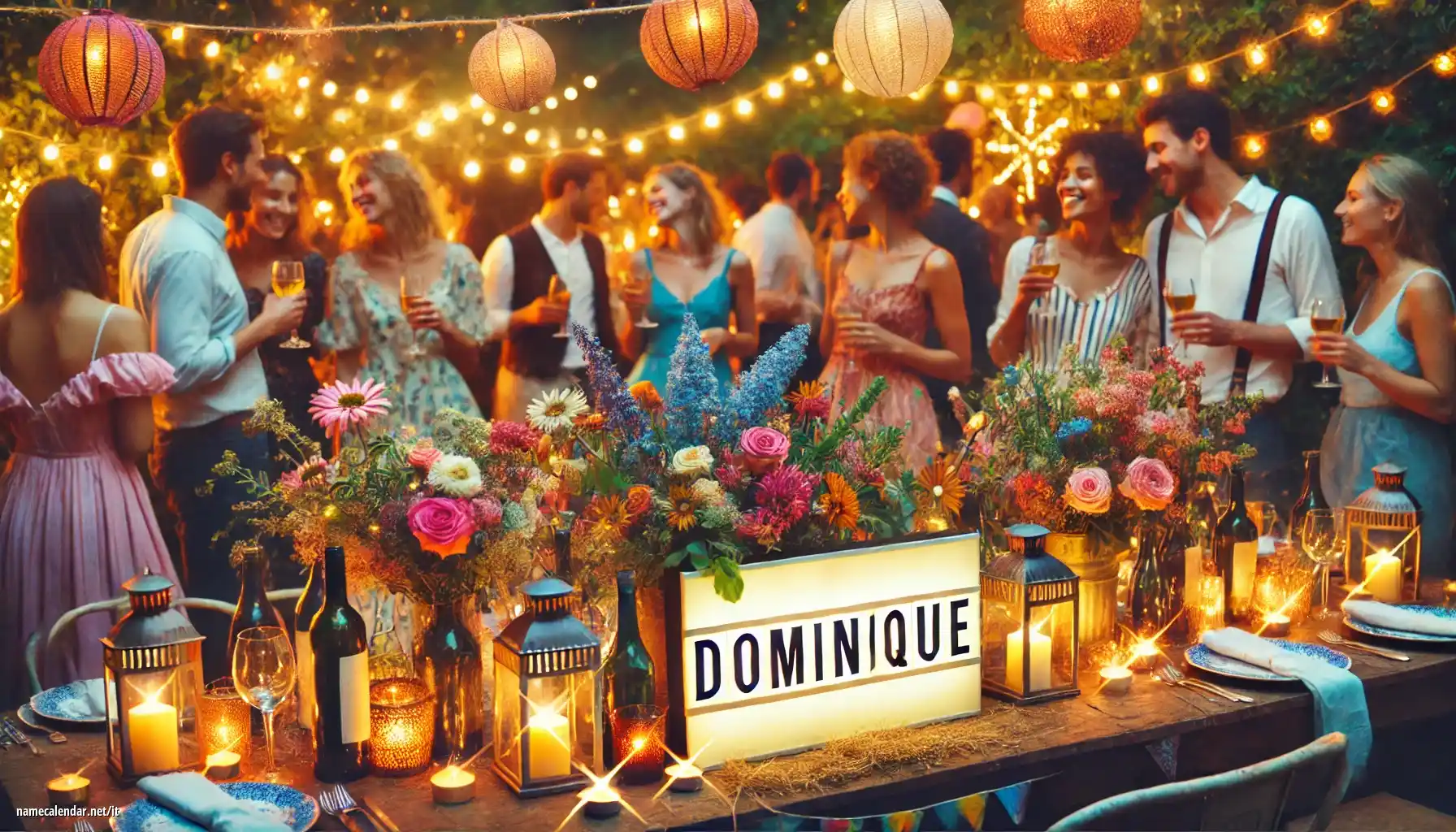 Celebrazione dell'onomastico e del nome - Dominique