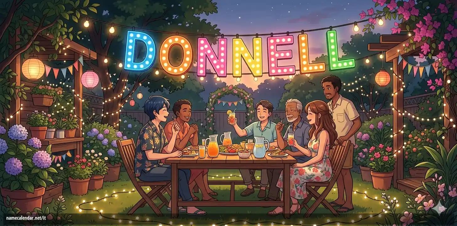 Celebrazione dell'onomastico e del nome - Donnell