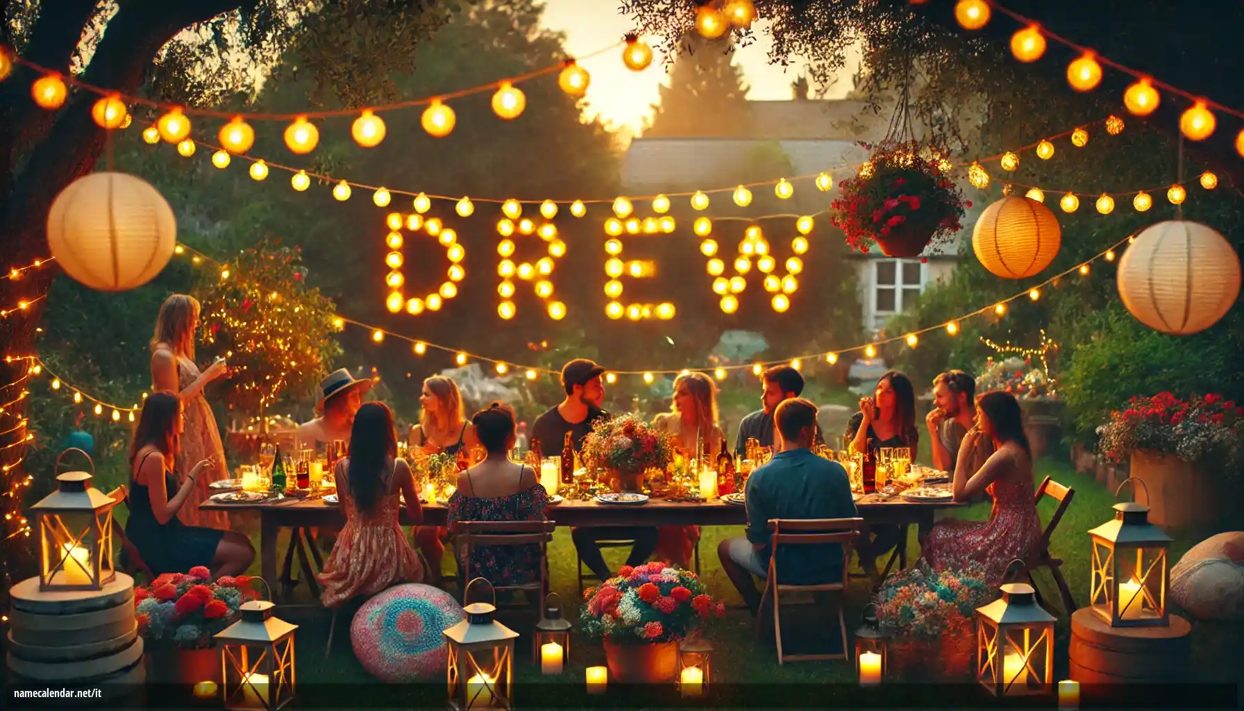 Celebrazione dell'onomastico e del nome - Drew