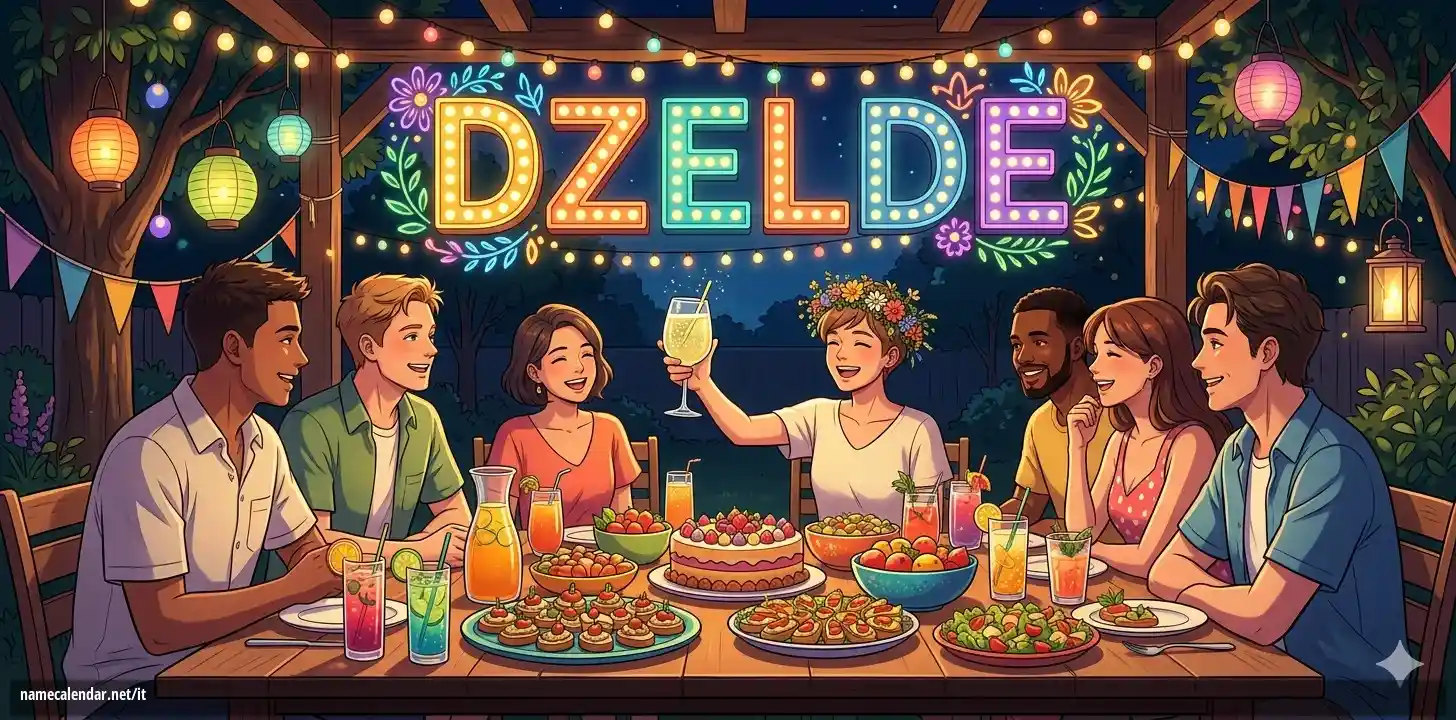 Celebrazione dell'onomastico e del nome - Dzelde