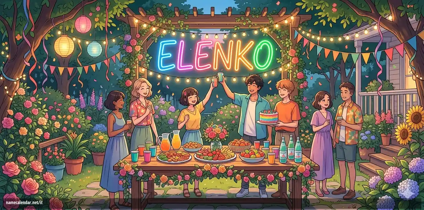 Celebrazione dell'onomastico e del nome - Elenko