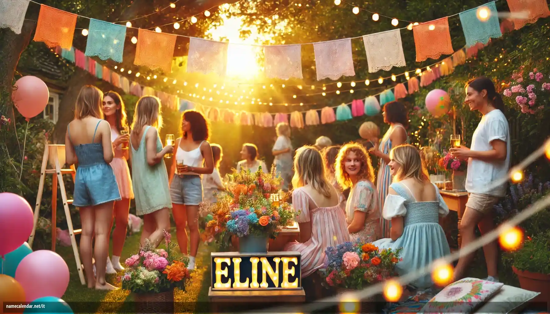 Celebrazione dell'onomastico e del nome - Eline