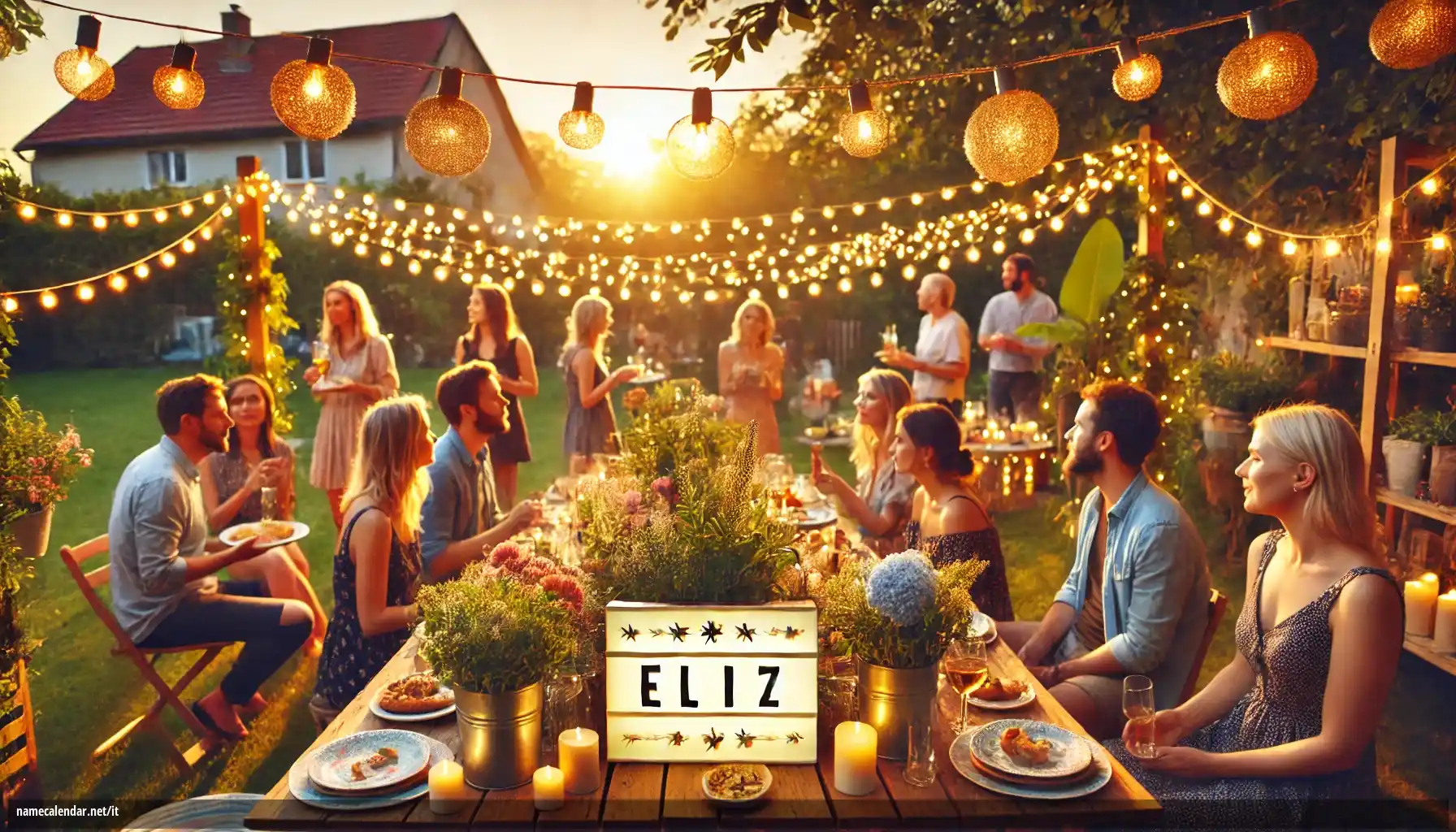 Celebrazione dell'onomastico e del nome - Eliz